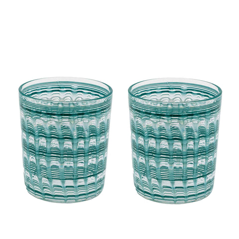 Set of 2 Lyra Tumblers Aqua