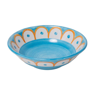 Scallop Small Serving Bowl Turquoise