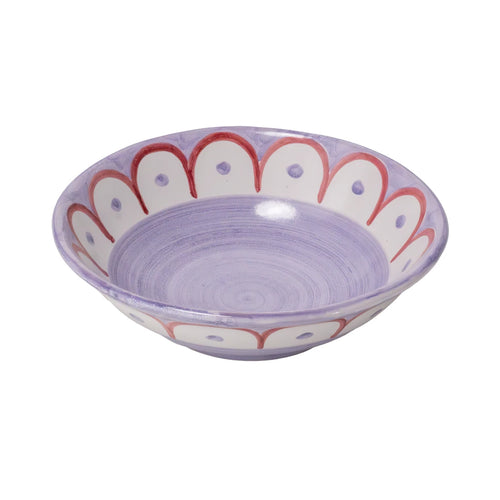 Scallop Small Serving Bowl Purple