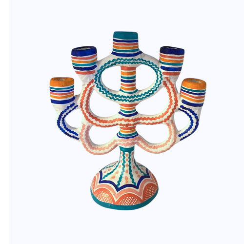 Mexican Candleholder Multicoloured