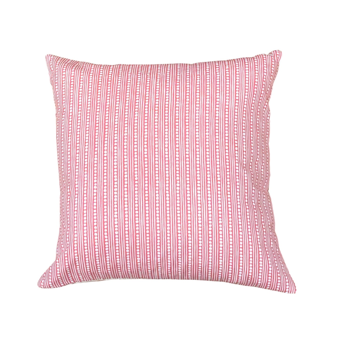 Palopo Pink Multi Square Cushion - Pink Back