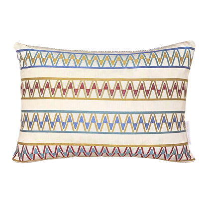 Palopo Burgundy Multi Small Oblong Cushion