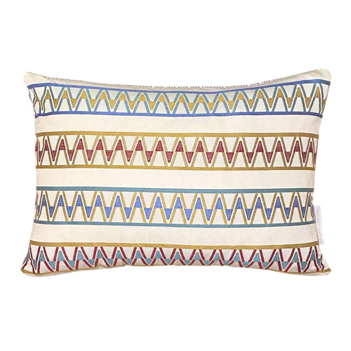 Palopo Burgundy Multi Small Oblong Cushion