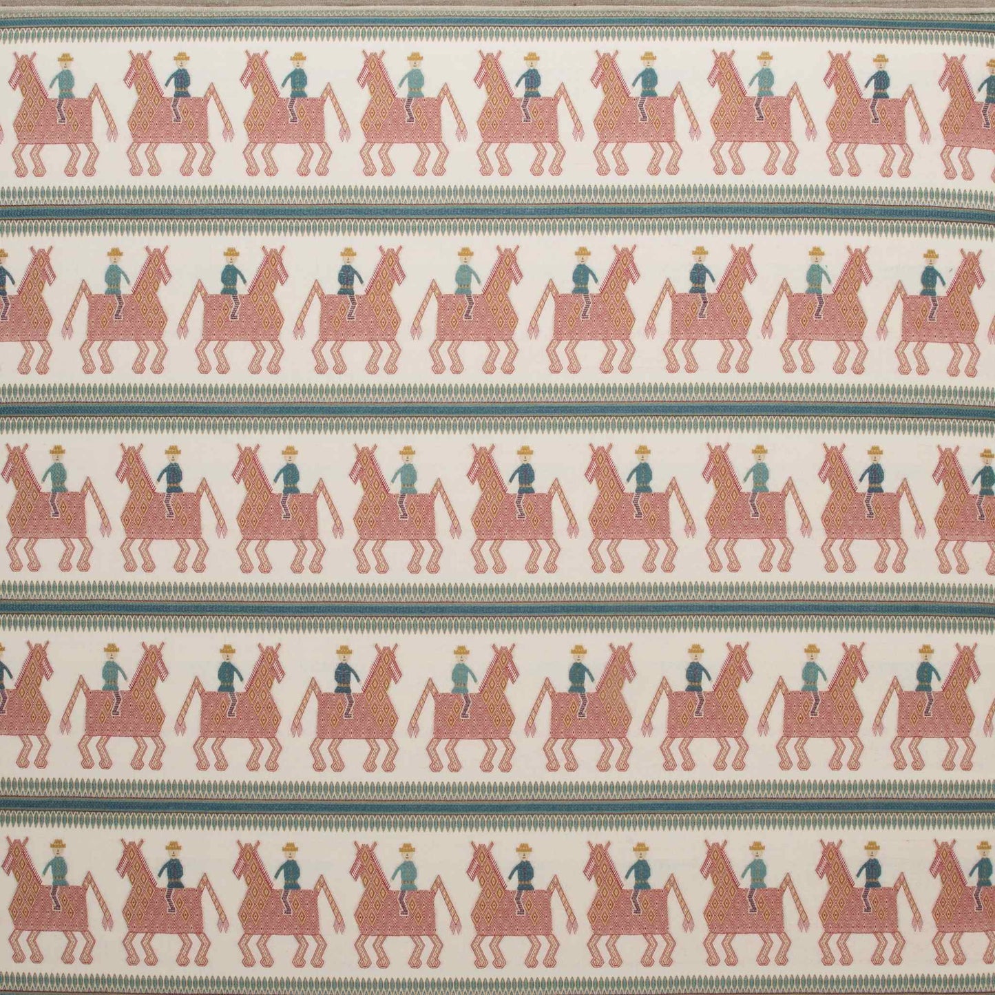 Caballo Red/Blue Fabric - 2m.