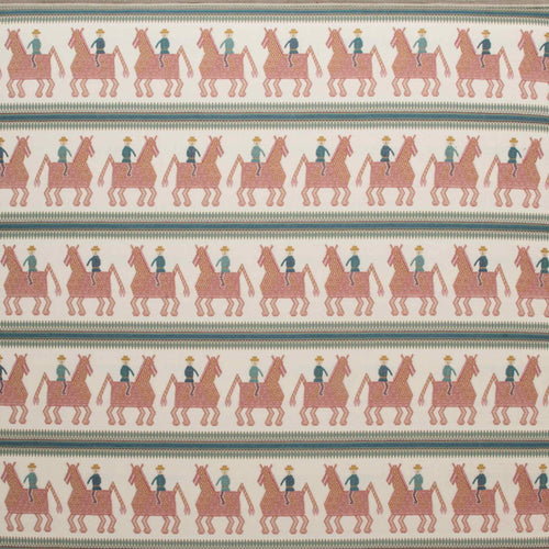 Caballo Red/Blue Fabric - 2m.