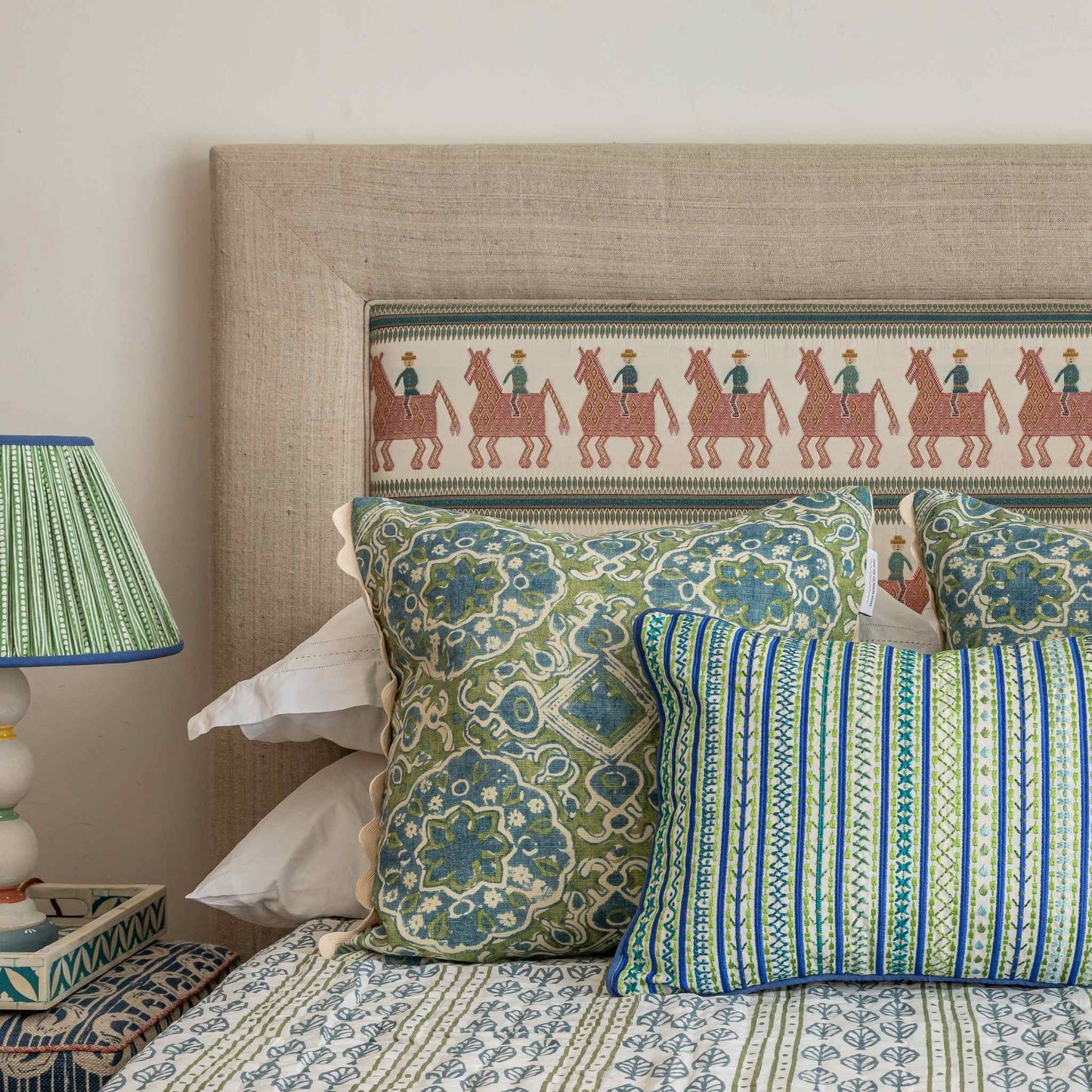 Caballo Red/Blue Fabric - 2m.