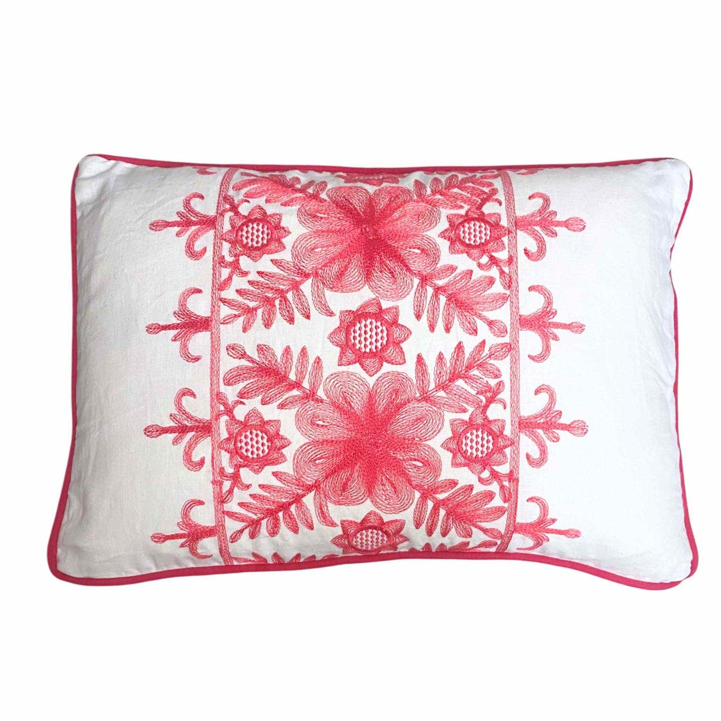 Angelica Oblong Cushion Coral II
