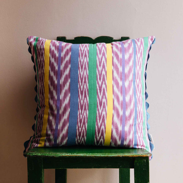 striped guatemalan cushion gloria