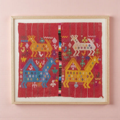 guatemalan embroidered textile