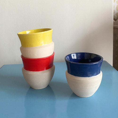 guatemalan pots primary colours