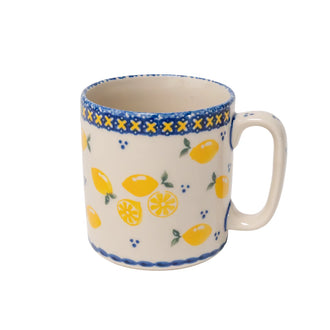 handpainted lemon mug wicklewood