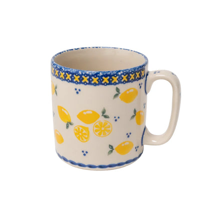 handpainted lemon mug wicklewood
