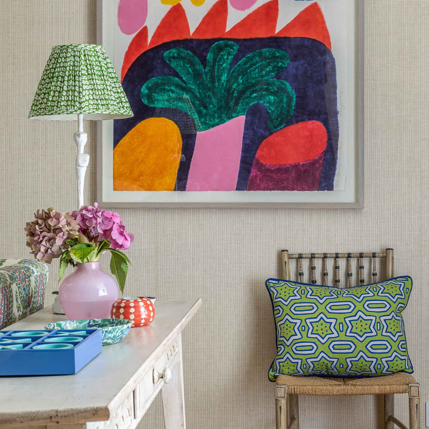 Niksua Oblong Cushion Green - Imperfect