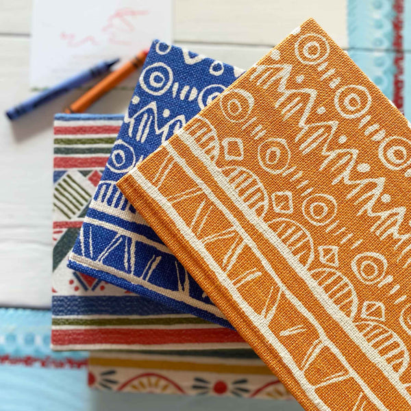 wicklewood fabric lined notebooks