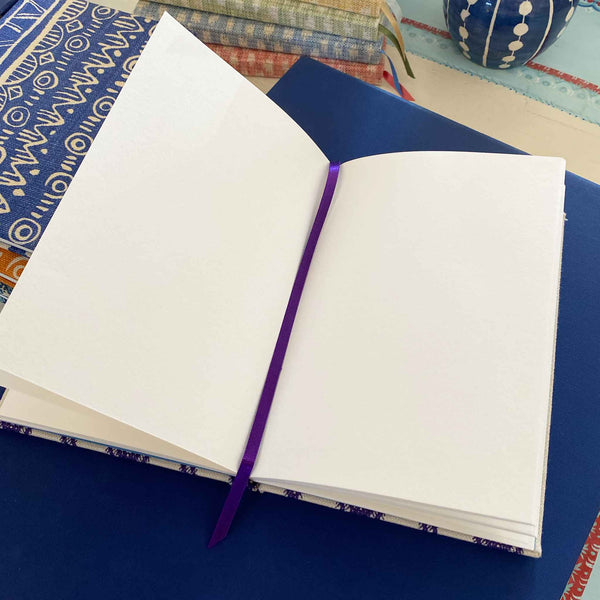 payson purple fabric bound notebooks