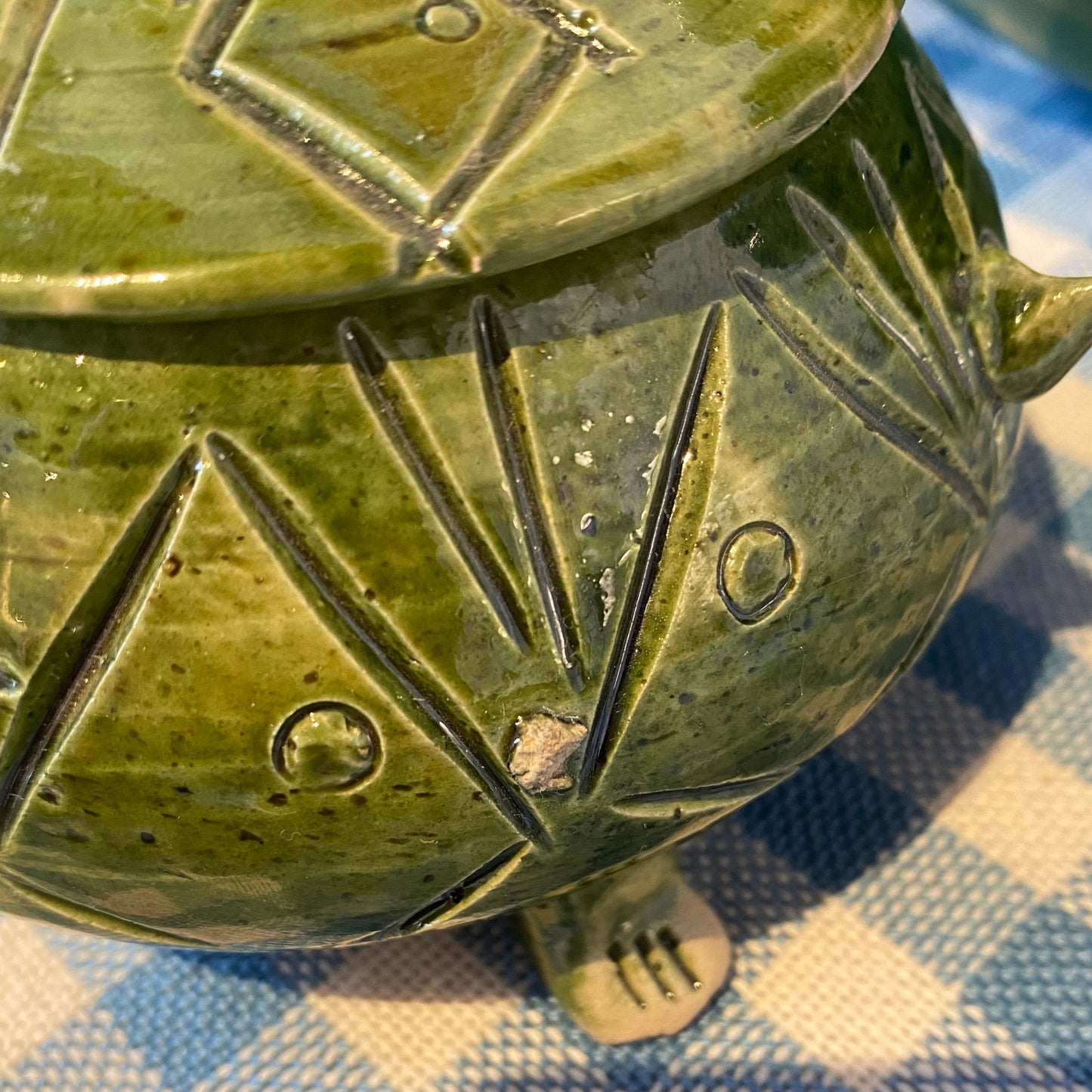 Guatemalan Turtle Box Medium Green - Imperfect