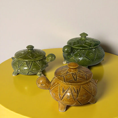 Guatemalan Turtle Box Medium Green