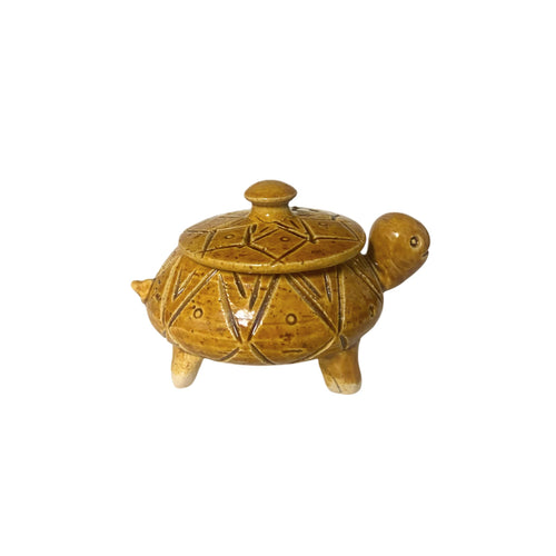 Guatemalan Turtle Box Small Ochre