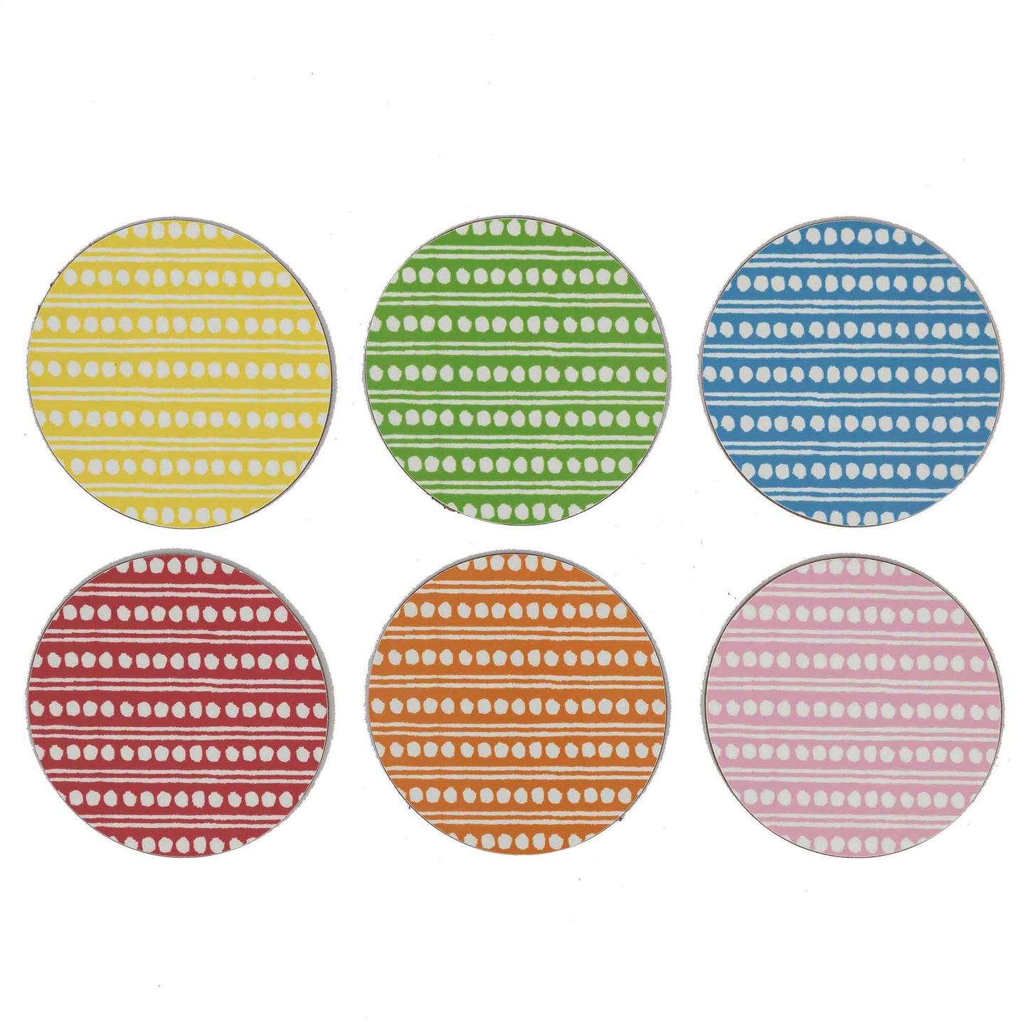 wicklewood multicoloured coasters