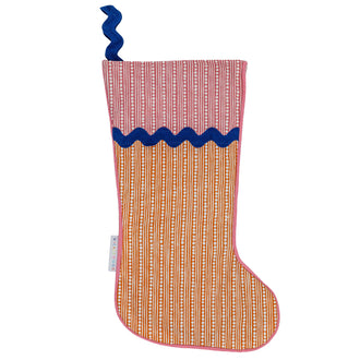 Wicklewood Christmas Stocking Pink Orange