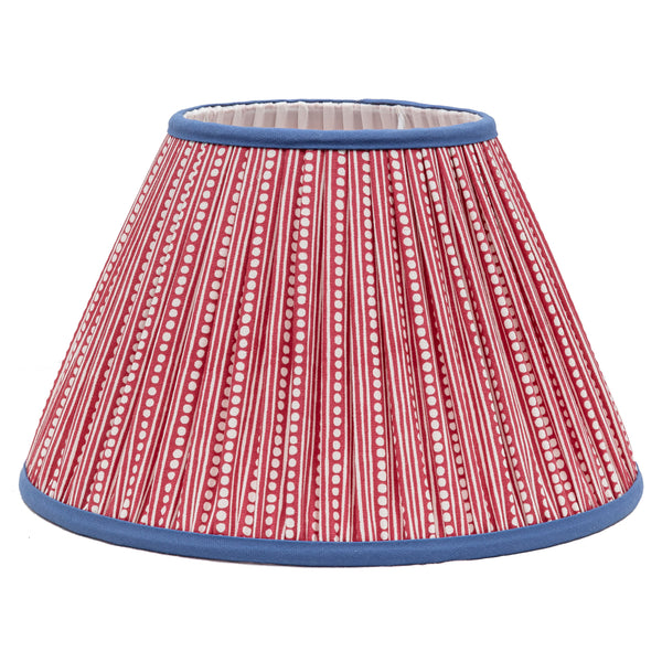 Empire Lampshade Red Blue