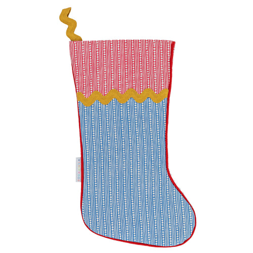 Wicklewood Christmas Stocking Red Blue