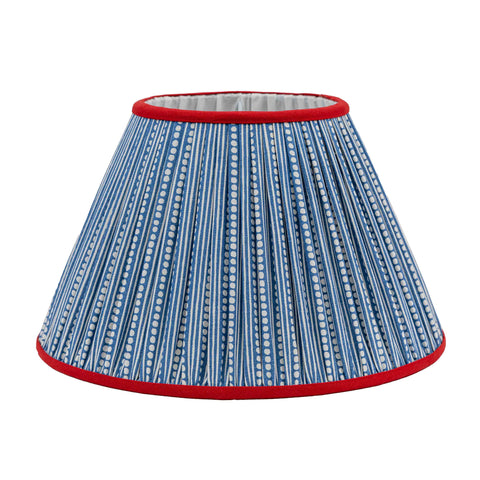 Empire Lampshade Blue Red