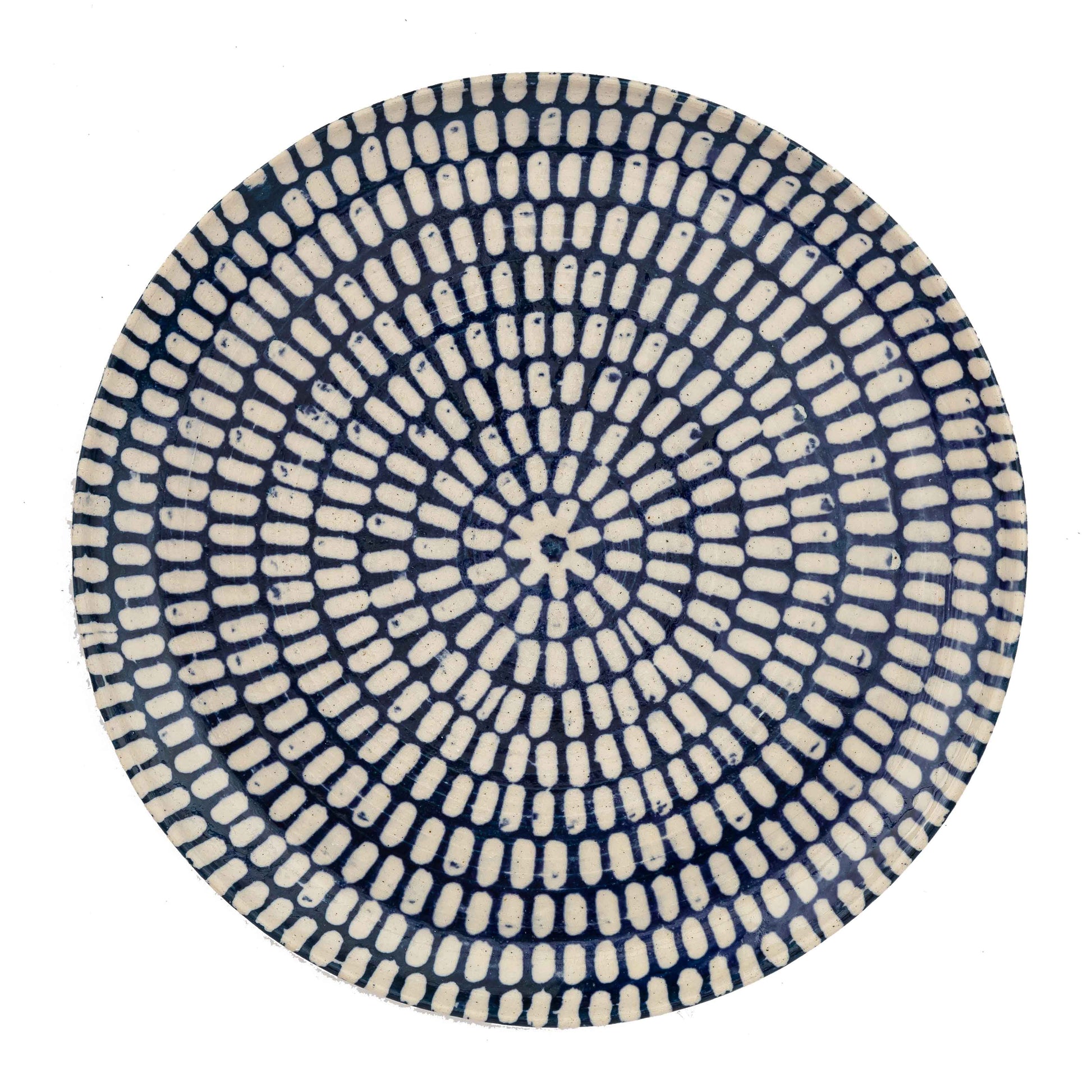 Dash and Star Indigo Dinner plate wicklewood