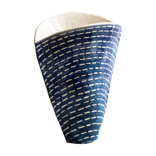 wicklewood handpainted fan vase