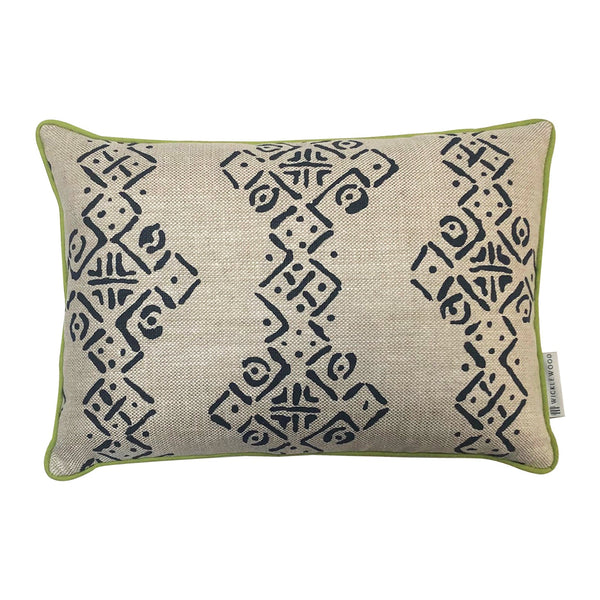 Mali Indigo Oblong Cushion