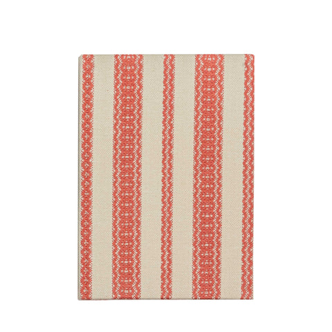 A5 Fabric Bound Notebook Payson Coral