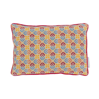 Sabbara Hearts Yellow Blue Red Oblong