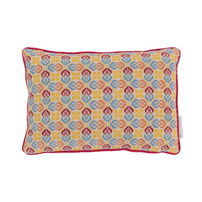 Sabbara Hearts Yellow Blue Red Oblong