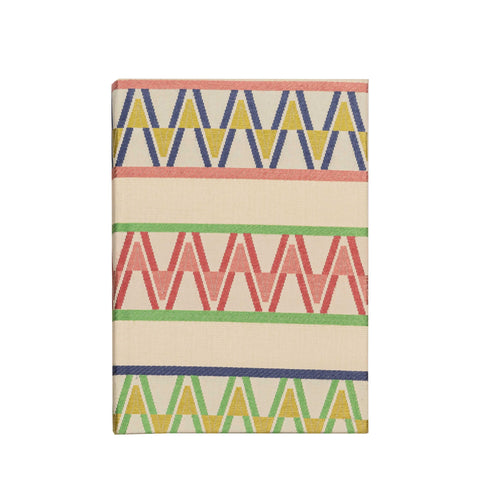 A5 Fabric Bound Notebook Palopo Pink Multi