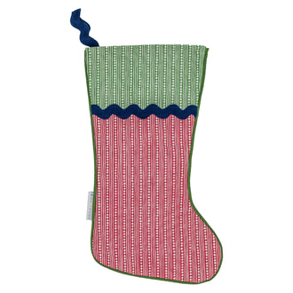 Wicklewood Christmas Stocking Green Red