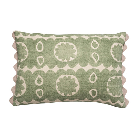 Osborne Green Oblong Cushion