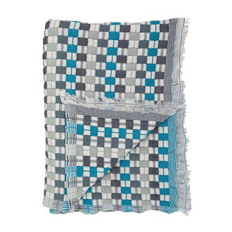 Single Sujani Blue Throw