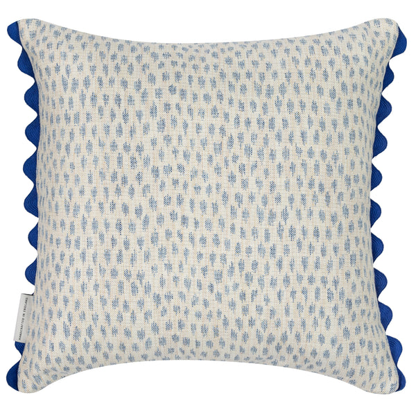 Kemble Royal Blue Square Cushion