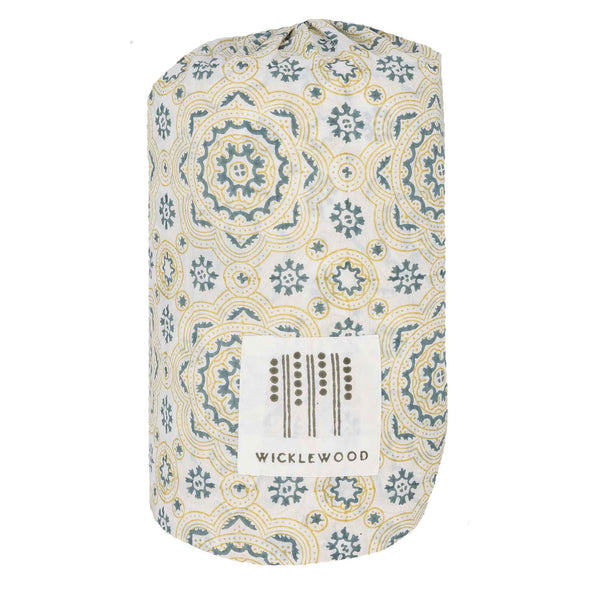calabria scallop edge quilt hand block printed wicklewood