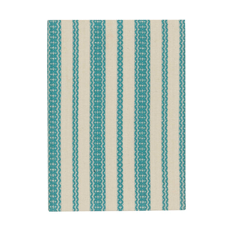 A4 Fabric Bound Notebook Payson Turquoise