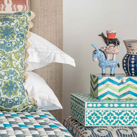 The Farm Yard Blue Multi Candleholder
