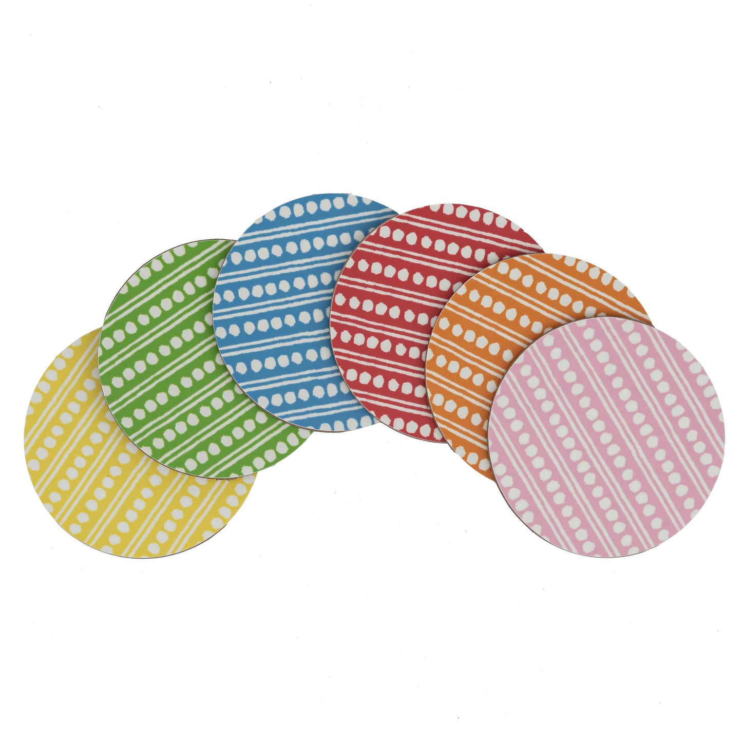 wicklewood multicoloured coasters