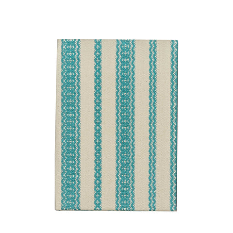 A5 Fabric Bound Notebook Payson Turquoise