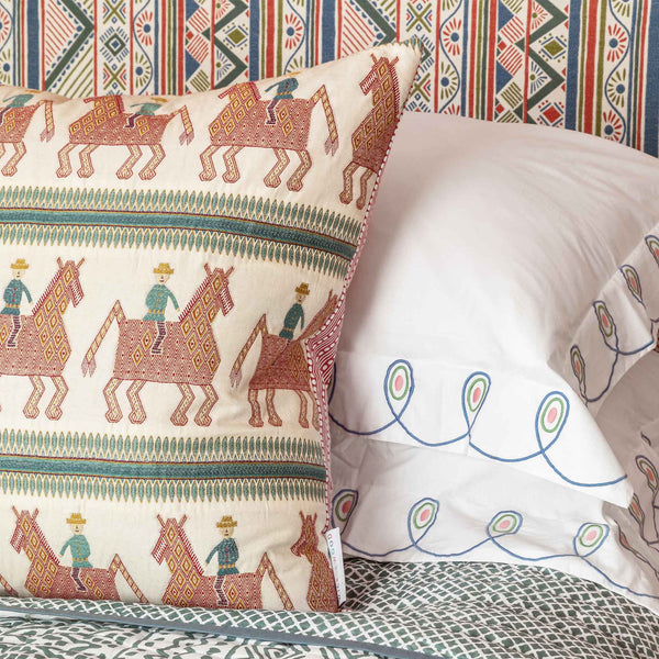 wicklewood caballo handwoven cushion