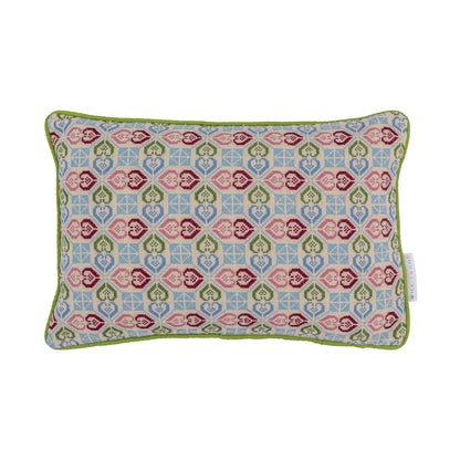 Sabbara Hearts Blue Green Pink Oblong