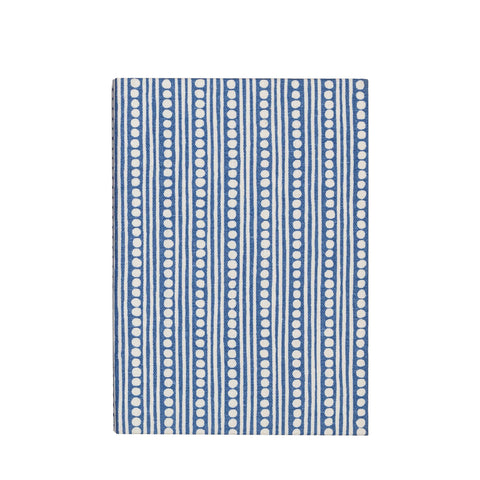 A5 Fabric Bound Notebook Wicklewood Blue