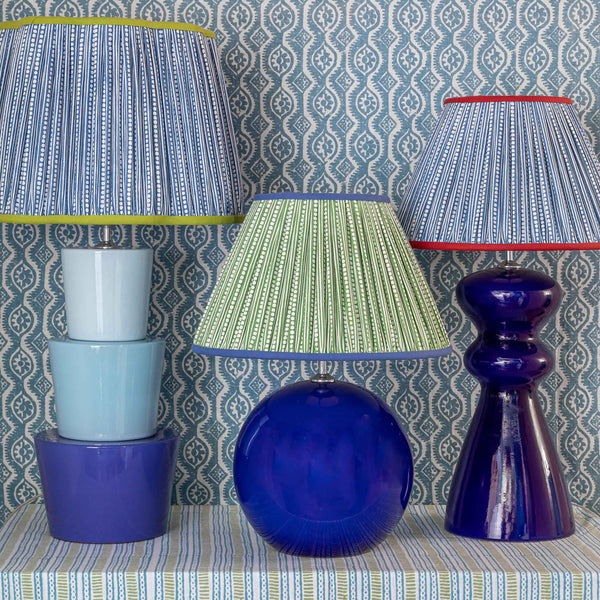 wicklewood lampshade blue green